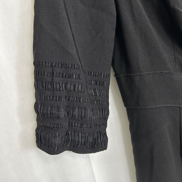 Kay Unger New York Black Sheath Cocktail Party Dress Size 8 - Picture 2 of 13